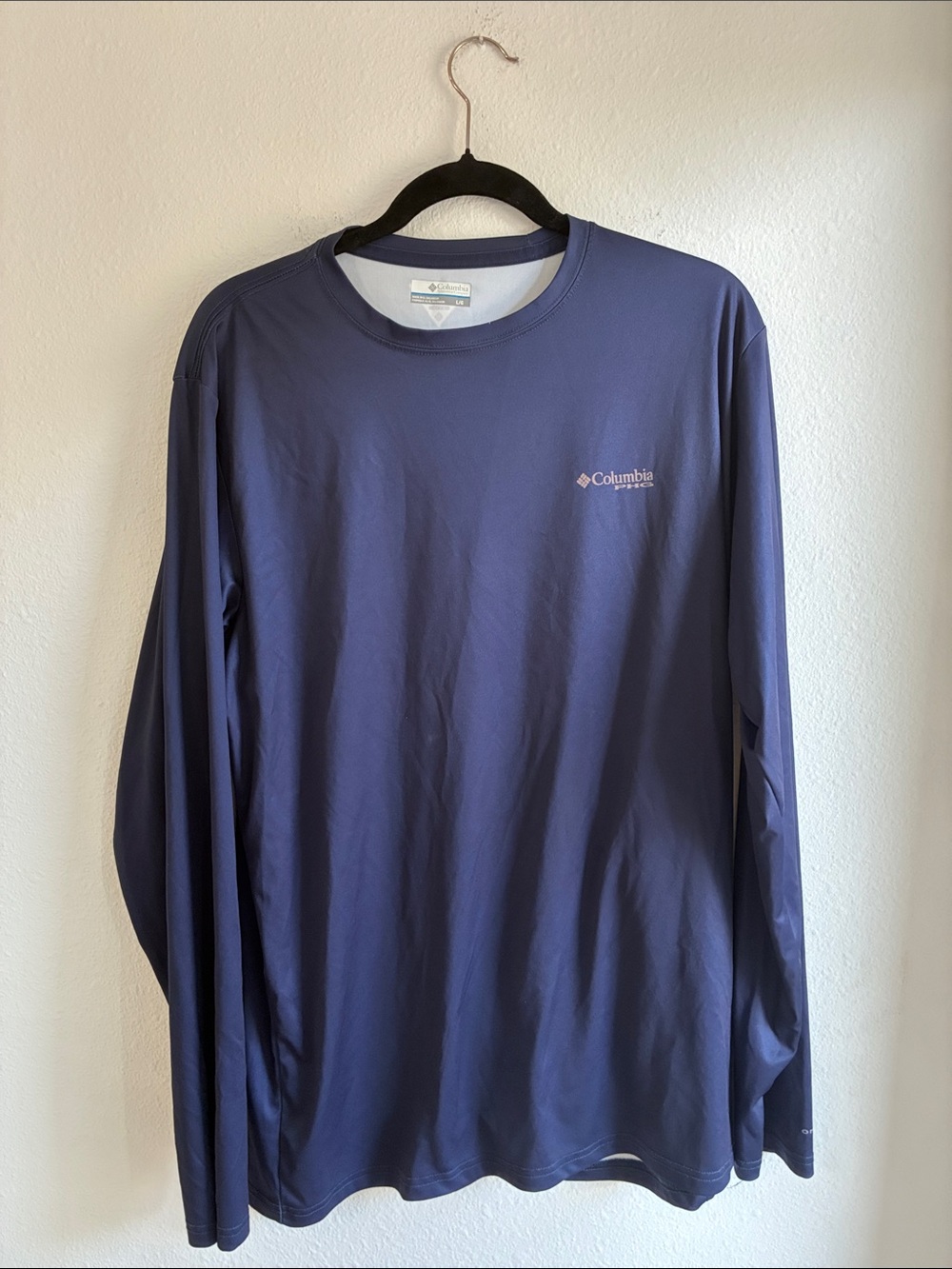 Columbia Long-Sleeve Performance Tee - Navy Blue